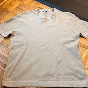 Zara Tan Textured Knit Sweater